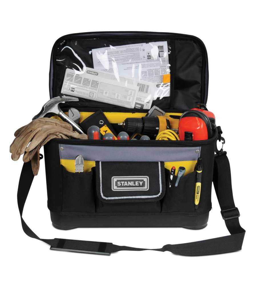 Stanley Portautensili in Nylon e Polipropilene - Nero - 16"