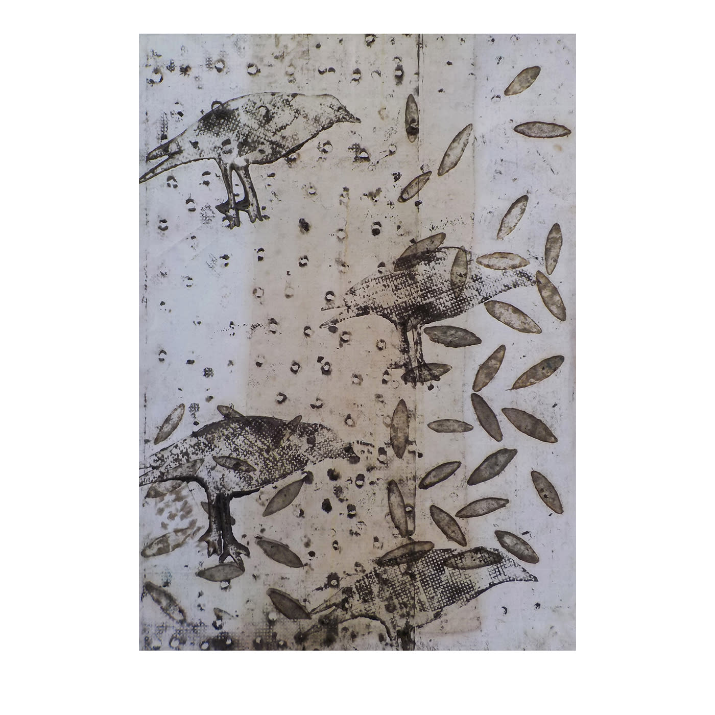 Corvi a Passeggio Pittura #1