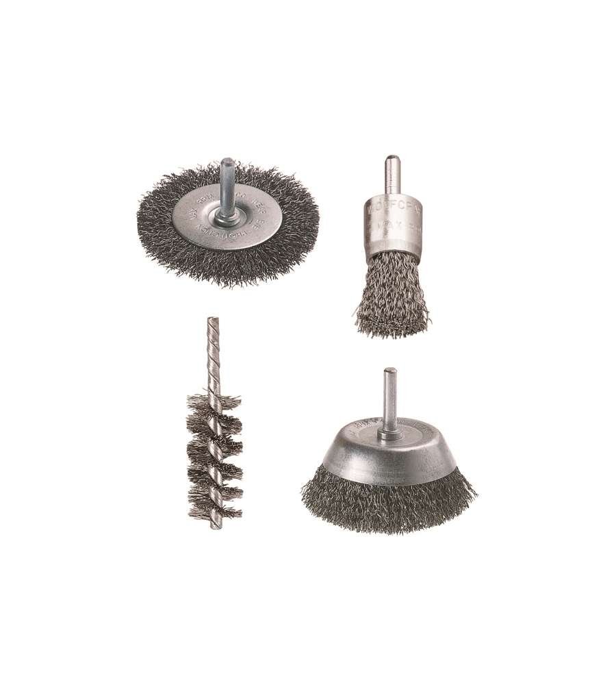 Set Di Spazzole Indicate Per Togliere La Ruggine E Pulire