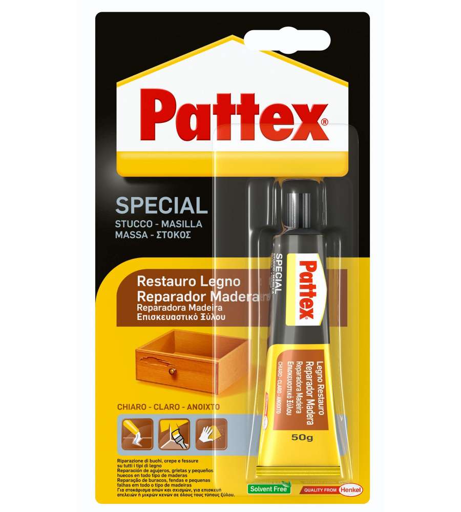 Pattex Legno Restauro Chiaro 50 g