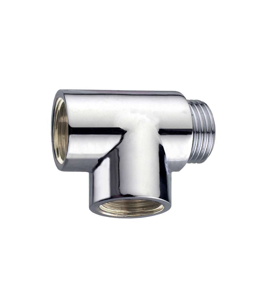Raccordo a "T" maschio - femmina 1/2"