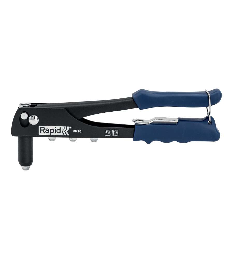 Rapid Kit Rivettatrice Manuale RP10 - con 100 Rivetti in Alluminio