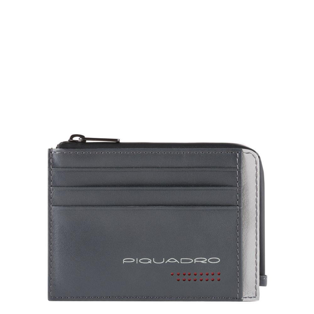 PIQUADRO							 							BUSTINA PORTAMONETE E CARTE DI CREDITO URBAN