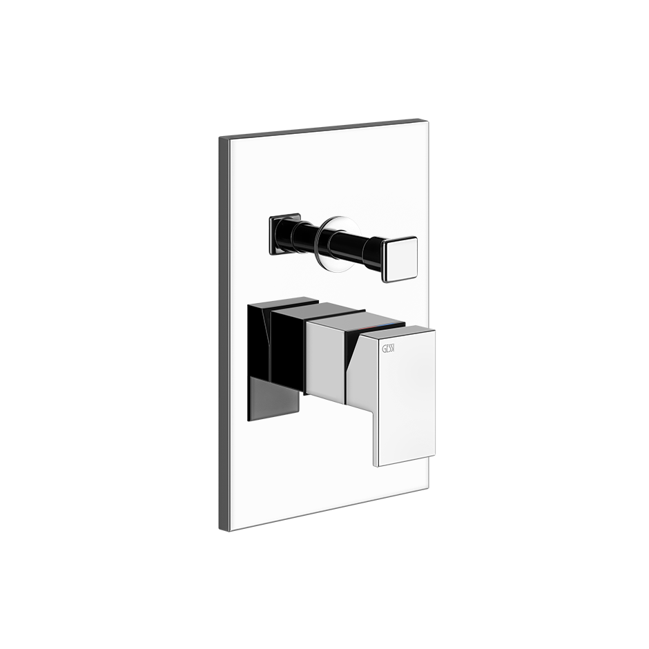 RETTANGOLO Parte esterna Miscelatore Doccia a parete 2 vie con deviatore automatico bagno/doccia-44604#030