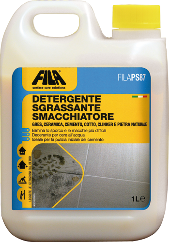 Detergente pavimenti ps87 1lt fila sgrassante