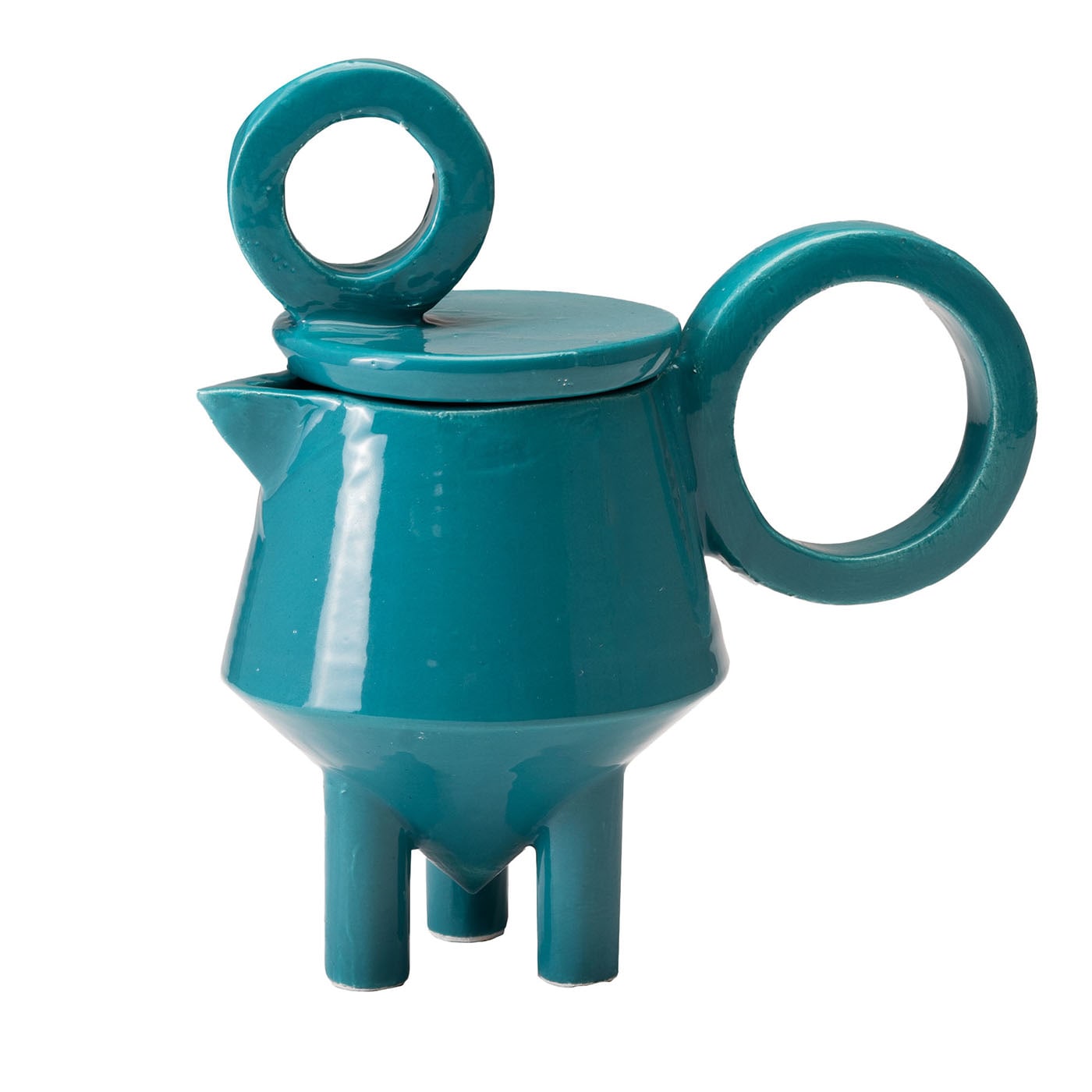 Caraffa per latte in ceramica Coseno Hypersonic Blue