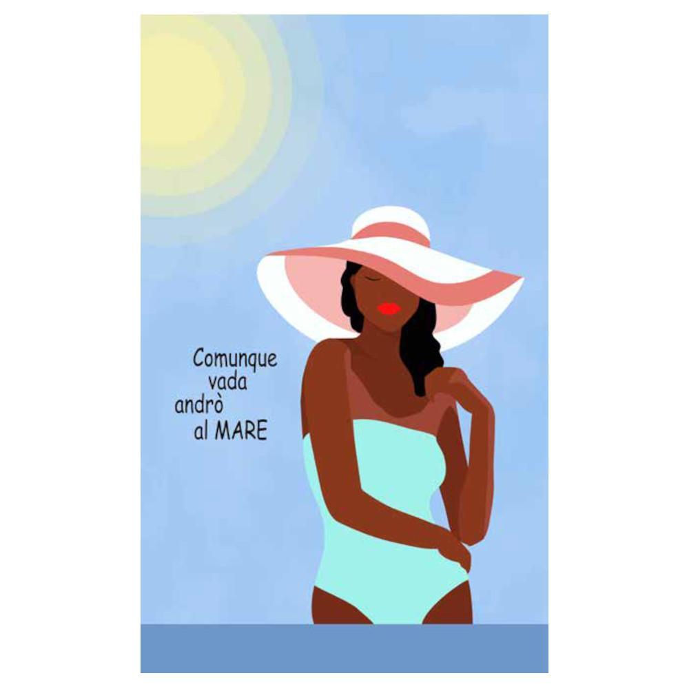 ALMAPHILIA							 							MAXI TELO MARE "COMUNQUE VADA"