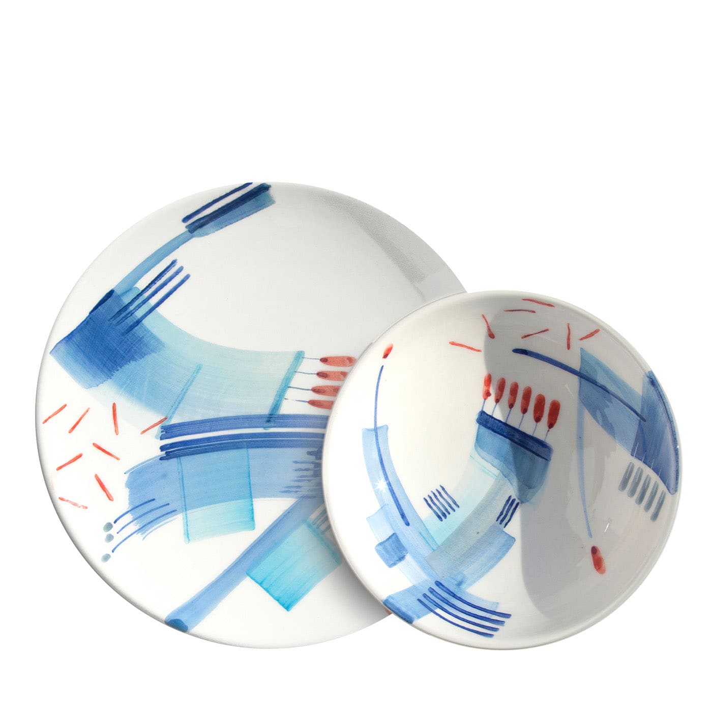 Set di 2 piatti da portata e da zuppa Svalbard