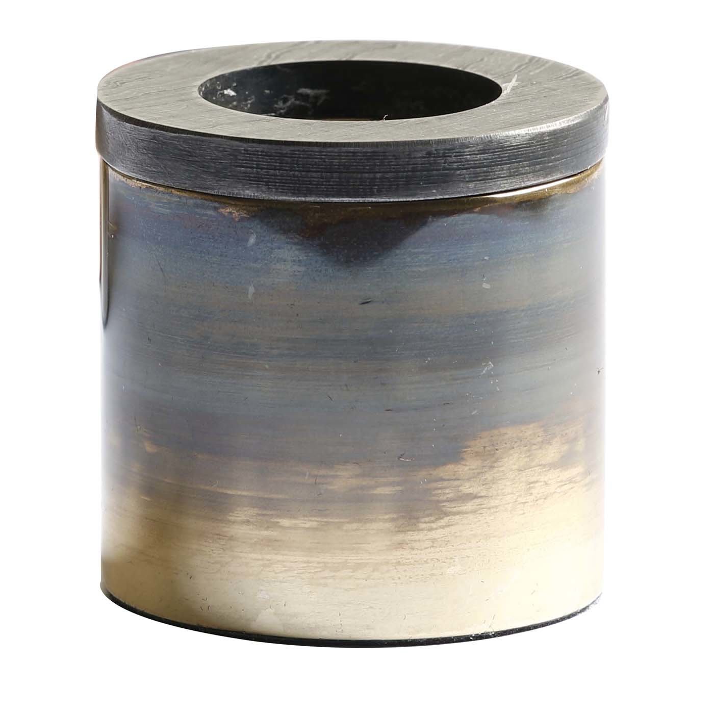 Portacandele in ottone di Damasco