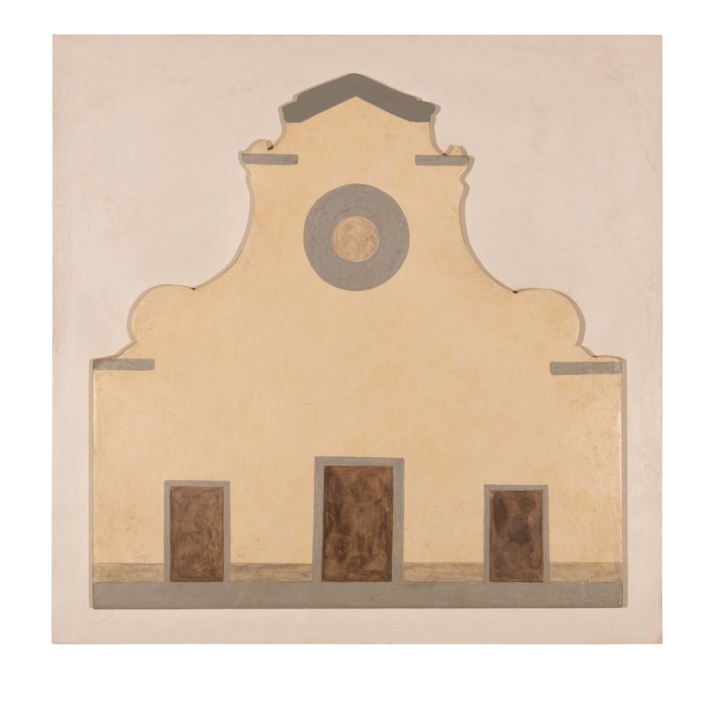 Pannello quadrato bianco della chiesa di Santo Spirito