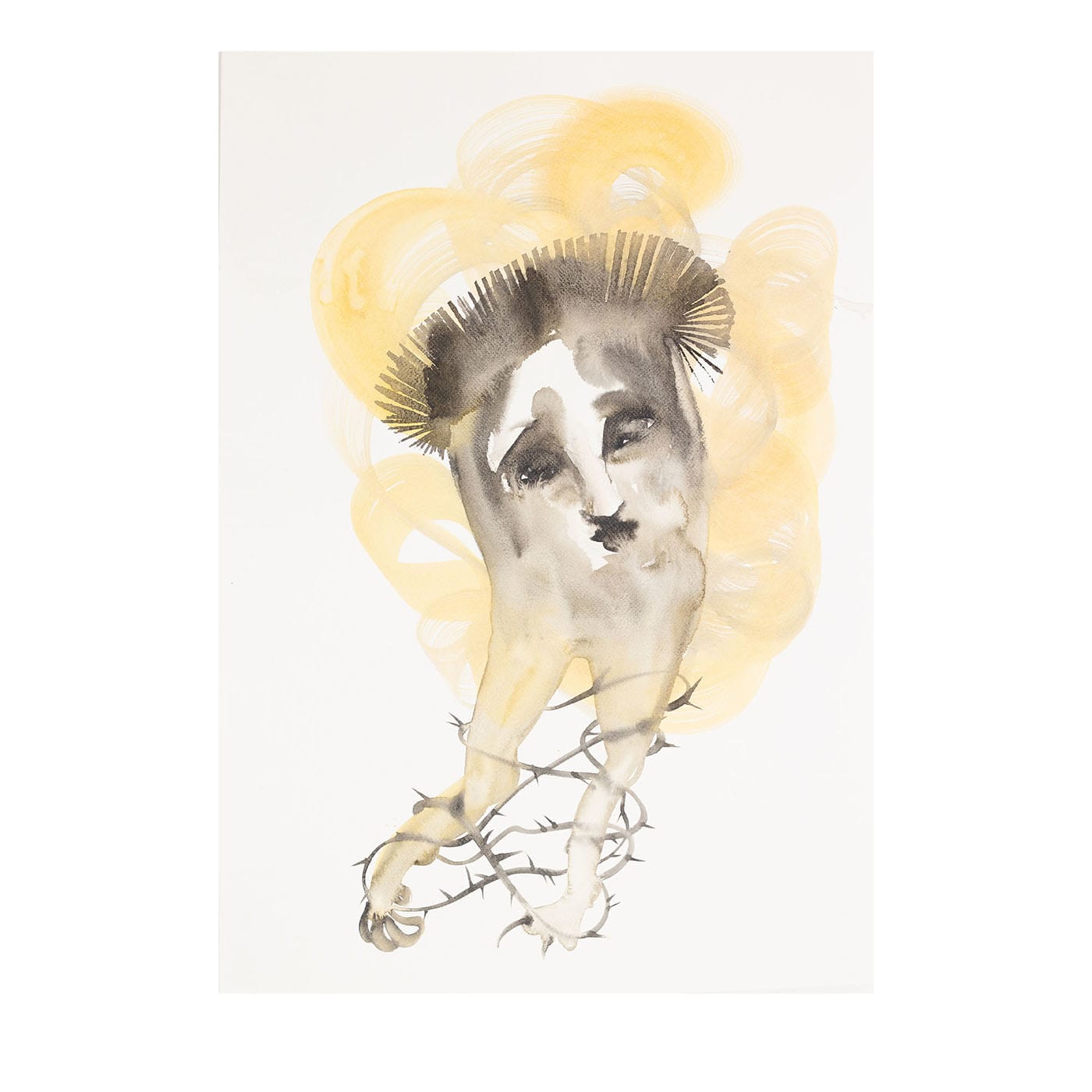 Ancient and Very Dangerous Ghost3 Acquerello e Guache su Carta