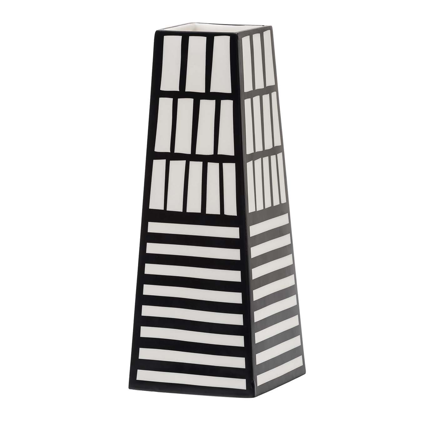 Vaso in ceramica Luglio di George Sowden - Post Design