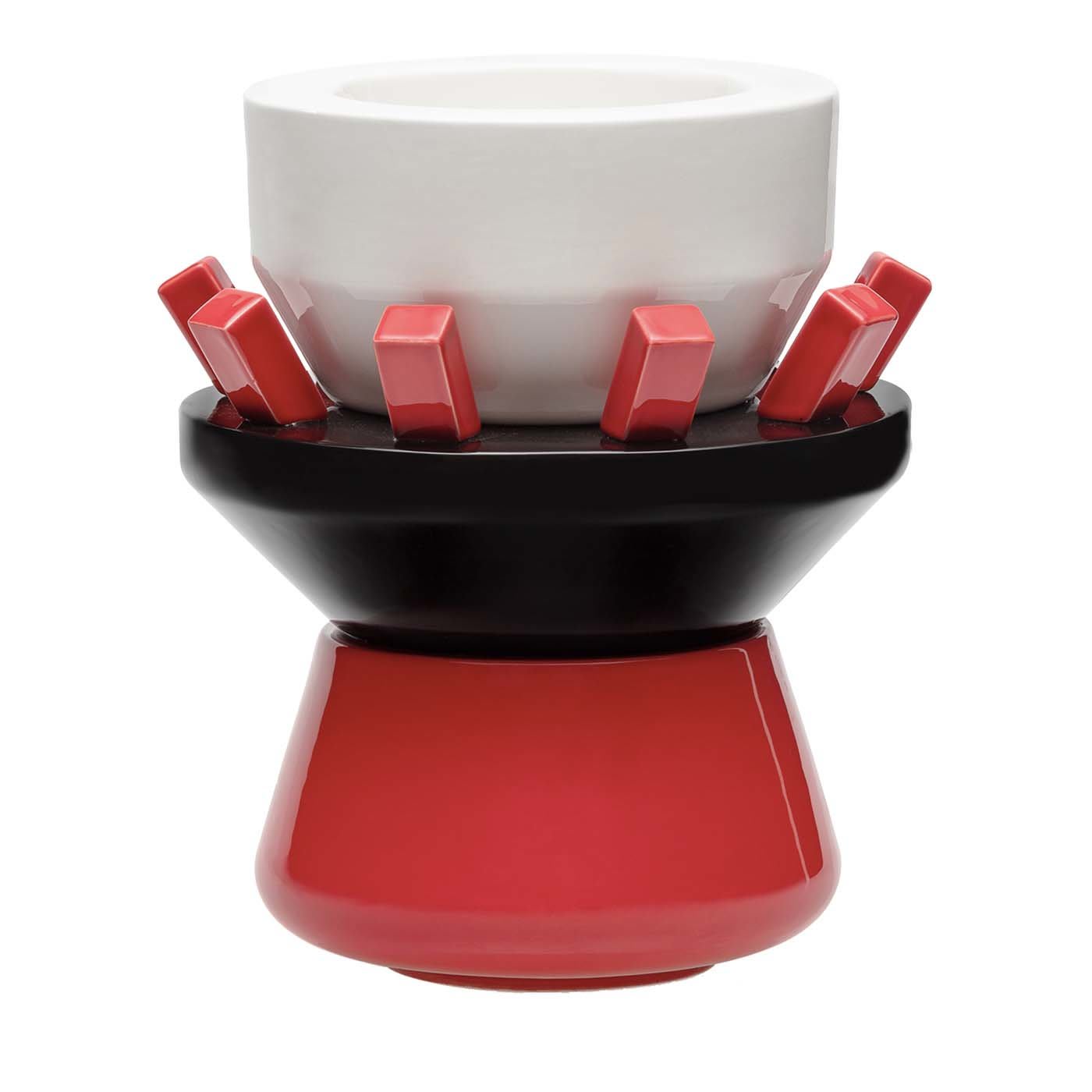 Vaso in ceramica Mela di George Sowden - Post Design