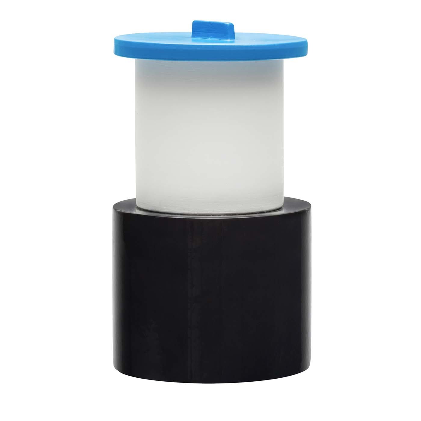 Vaso in ceramica con coperchio Tiglio di Nathalie Du Pasquier - Post Design