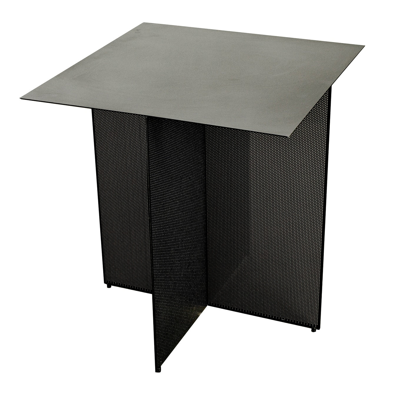 Sezioni Sgabello Quadrato Nero