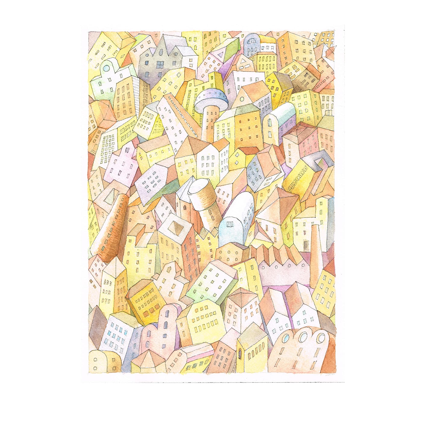 Terremoti del Cuore - Acquerello