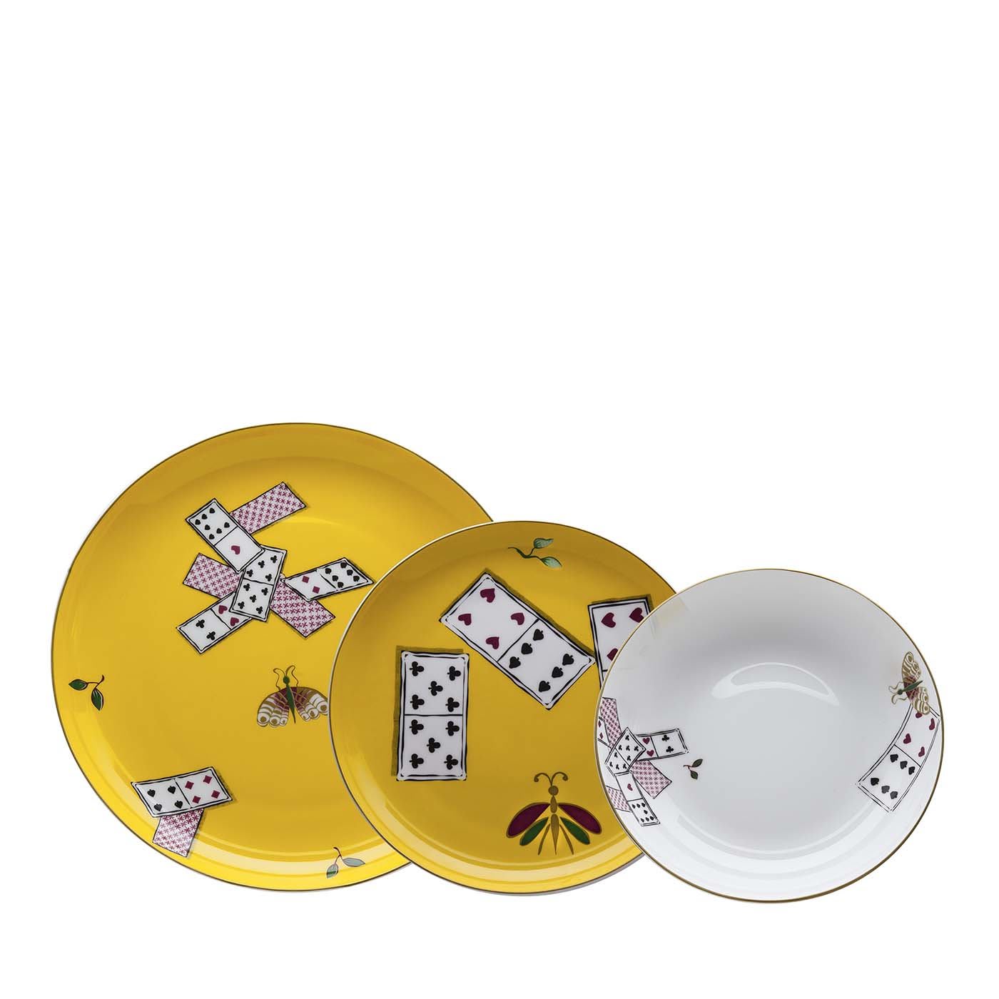 Carte Da Zogo Set di 3 piatti