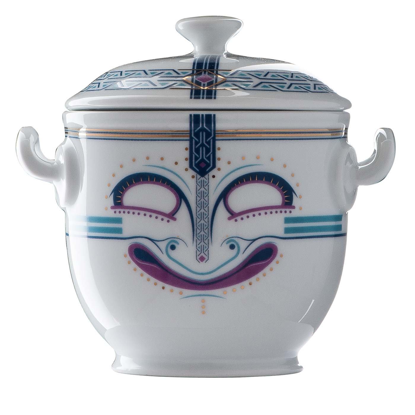 Piccolo refrigeratore/ secchiello per il ghiaccio al quarzo con ciotola e coperchio