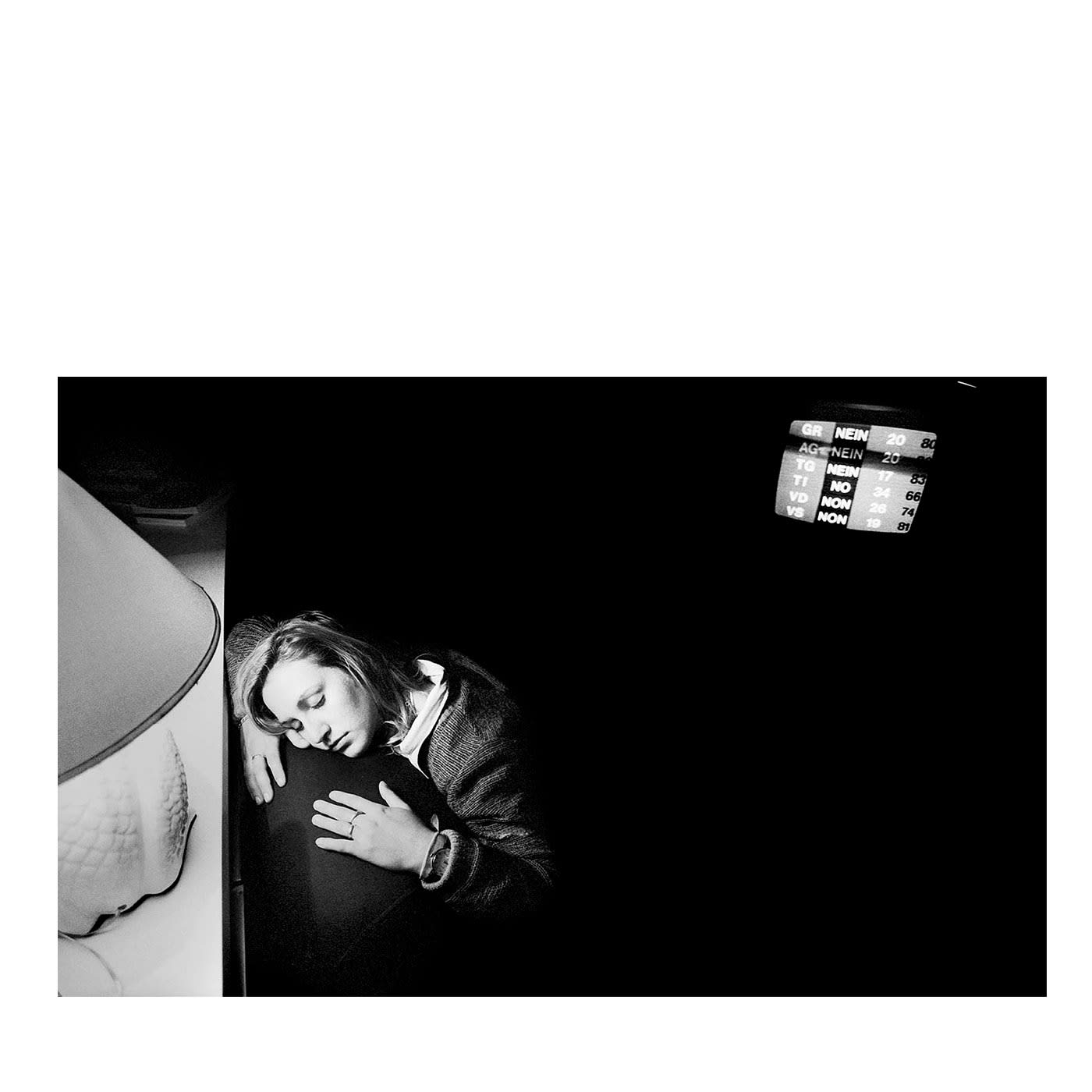 La fotografia di Aurora addormentata