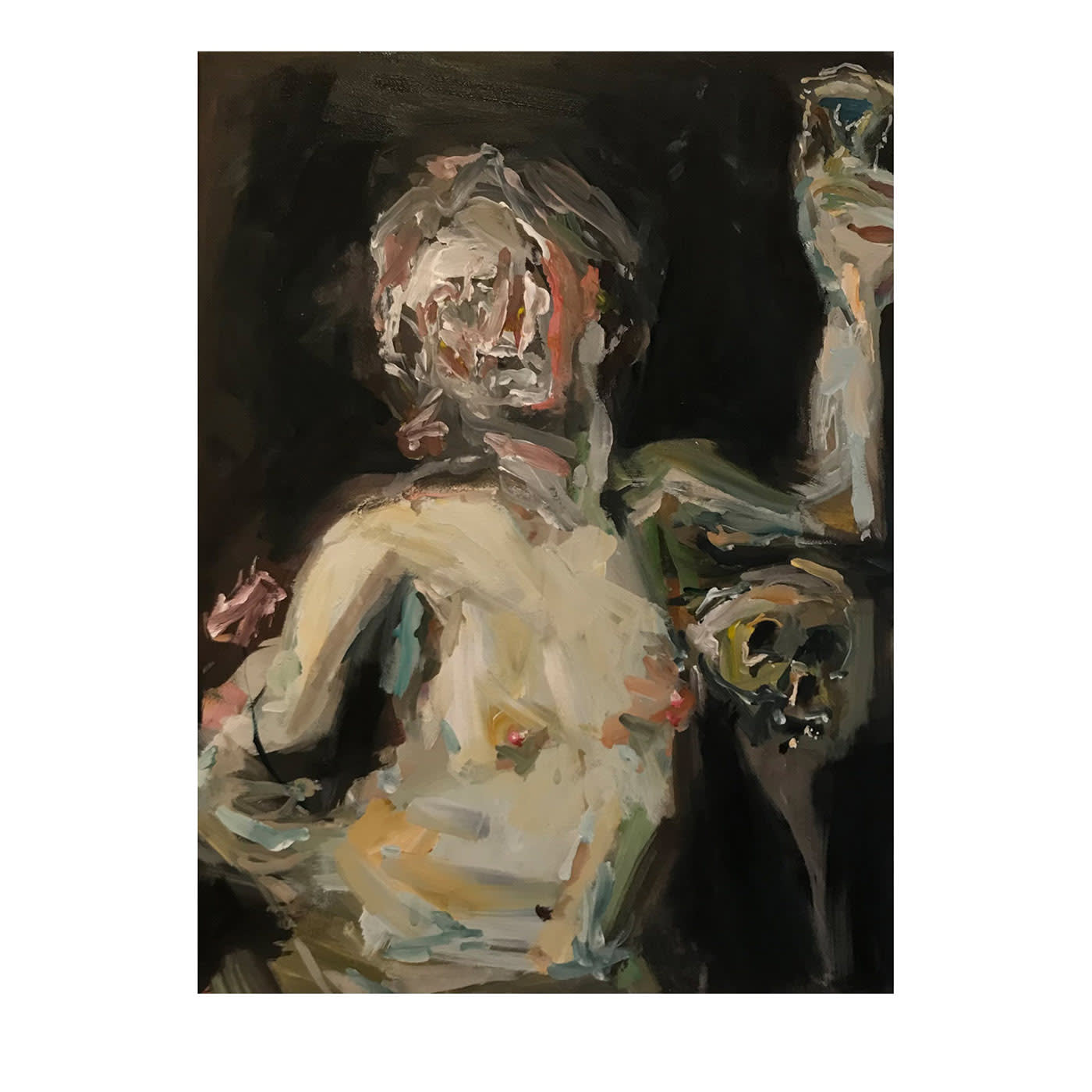 Senza titolo con Cagnacci Pittura acrilica