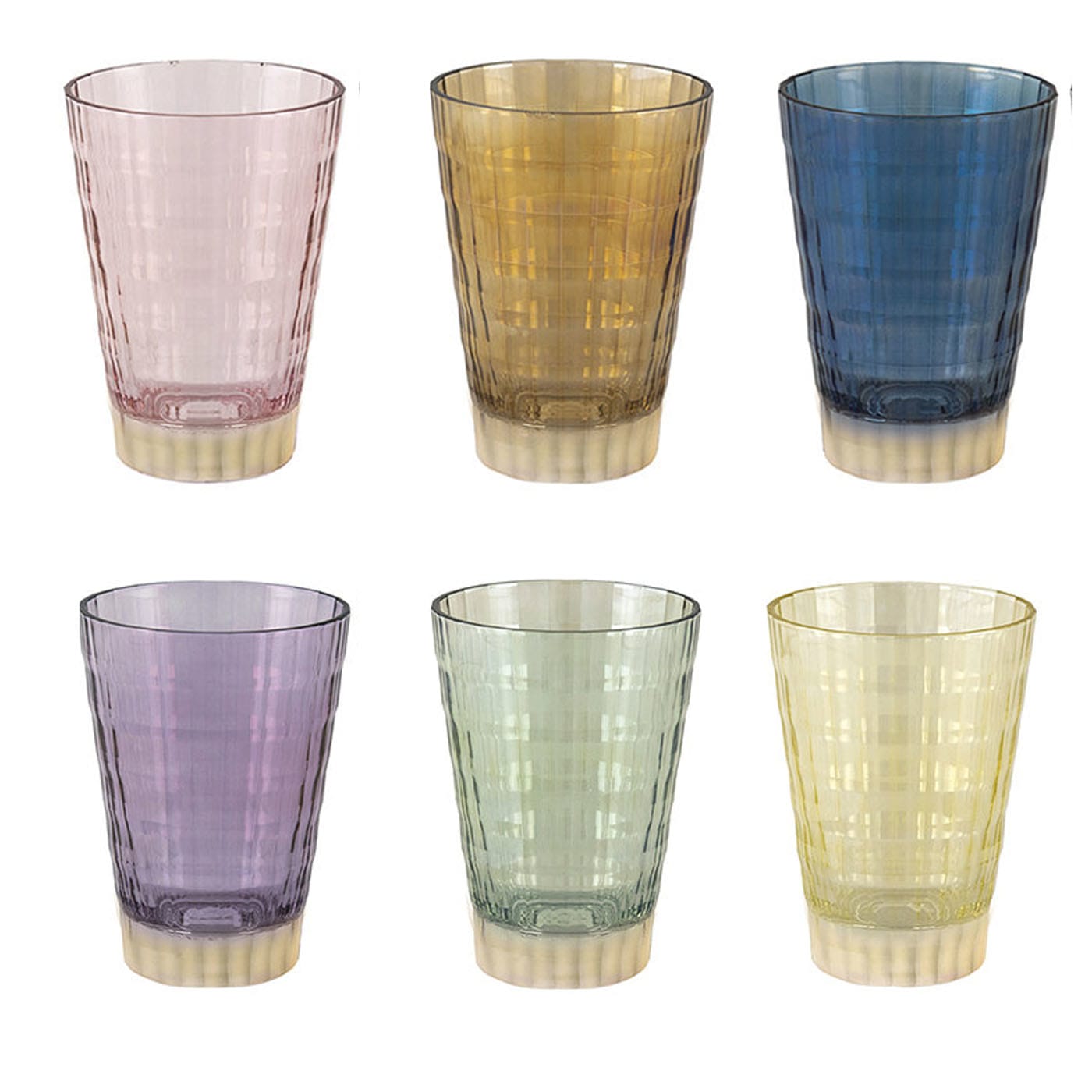 Set di 6 bicchieri da bibita Tokyo Matt