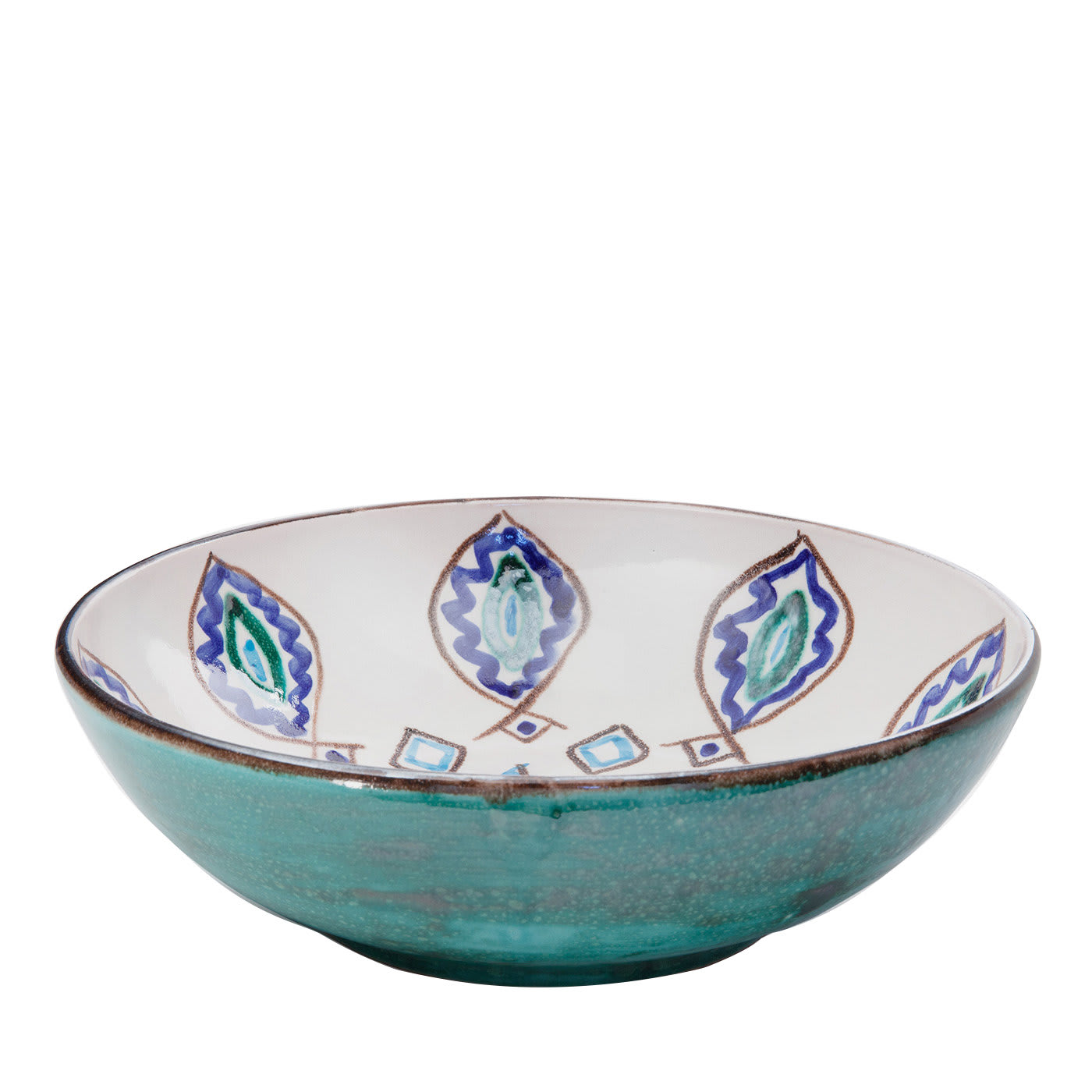 Centrotavola Pinto dipinto a mano con fiori