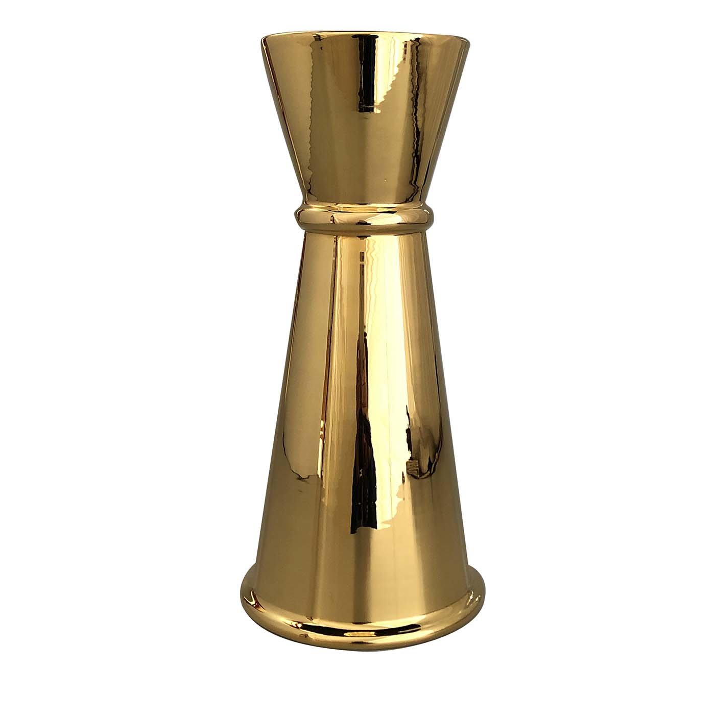 Vaso per fiori in terracotta Ginza Jigger Brass