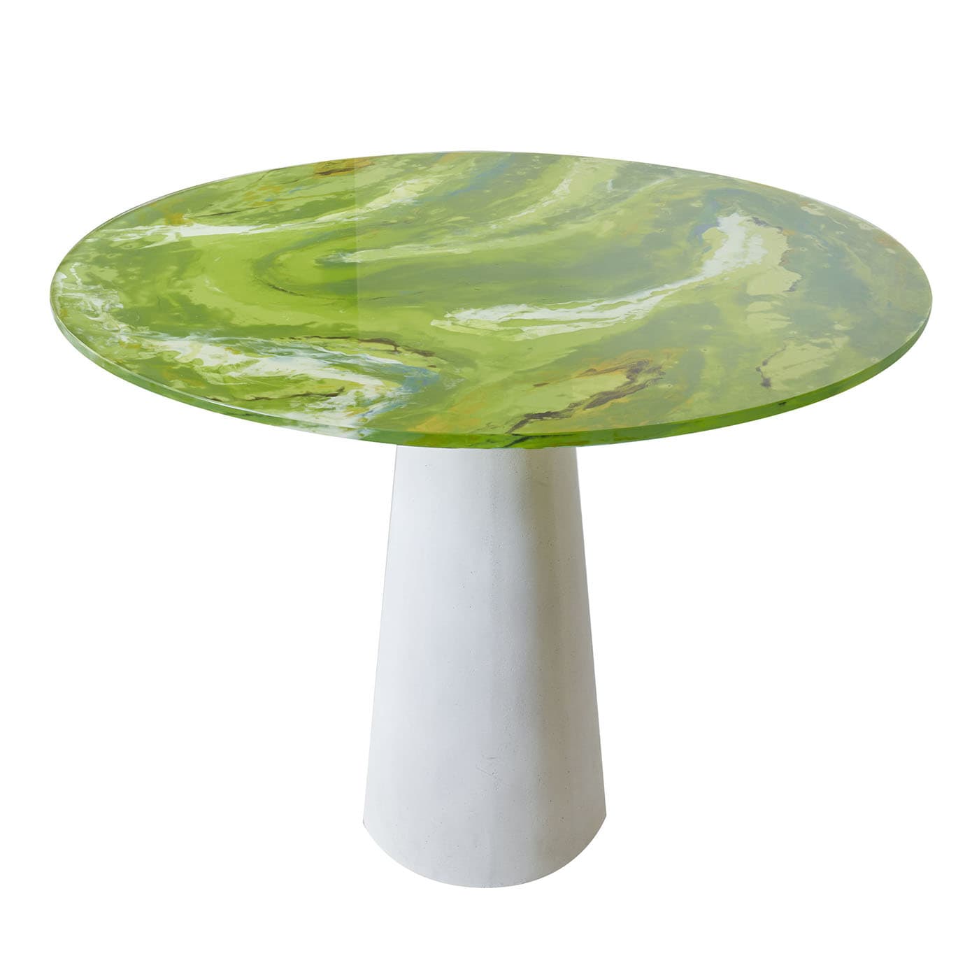 Tavolo da pranzo Trompe-L'Oeil Ruc Malachite