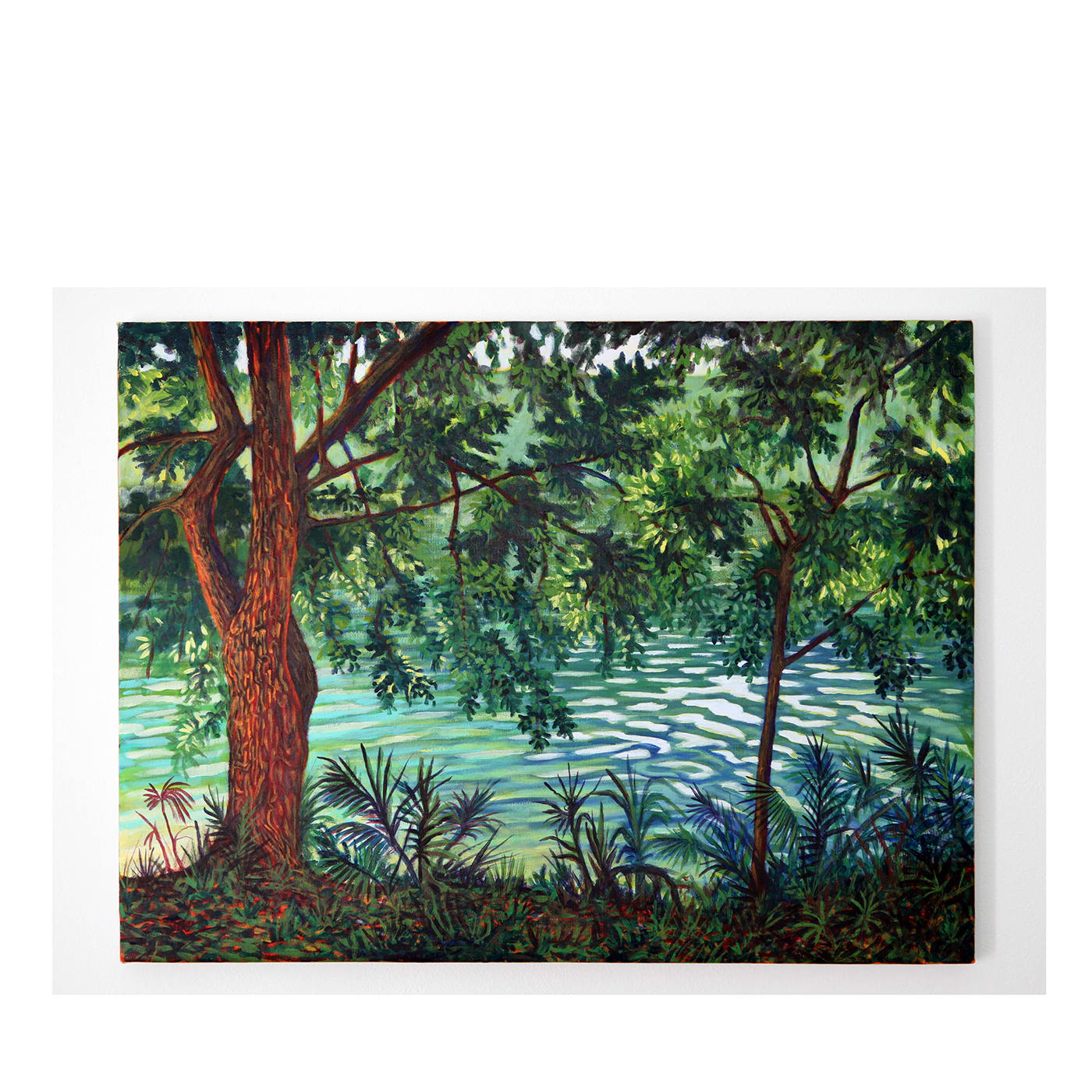 Pomeriggio a Levico Pittura