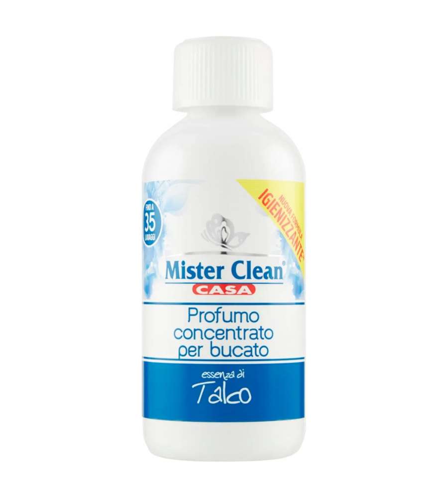 Profumo Concentrato per Bucato Igienizzante essenza di Talco 250ml