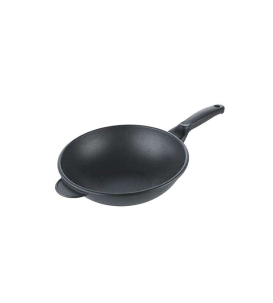Wok 1 Manico          Cm 32 Optima Risoli
