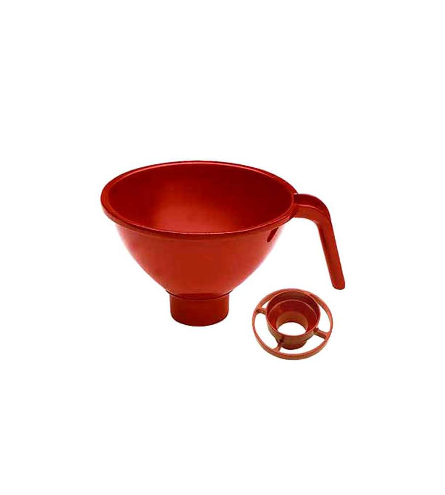 Rigamonti Imbuto Invasatore Plastica 17,5 cm Rosso con Riduttore