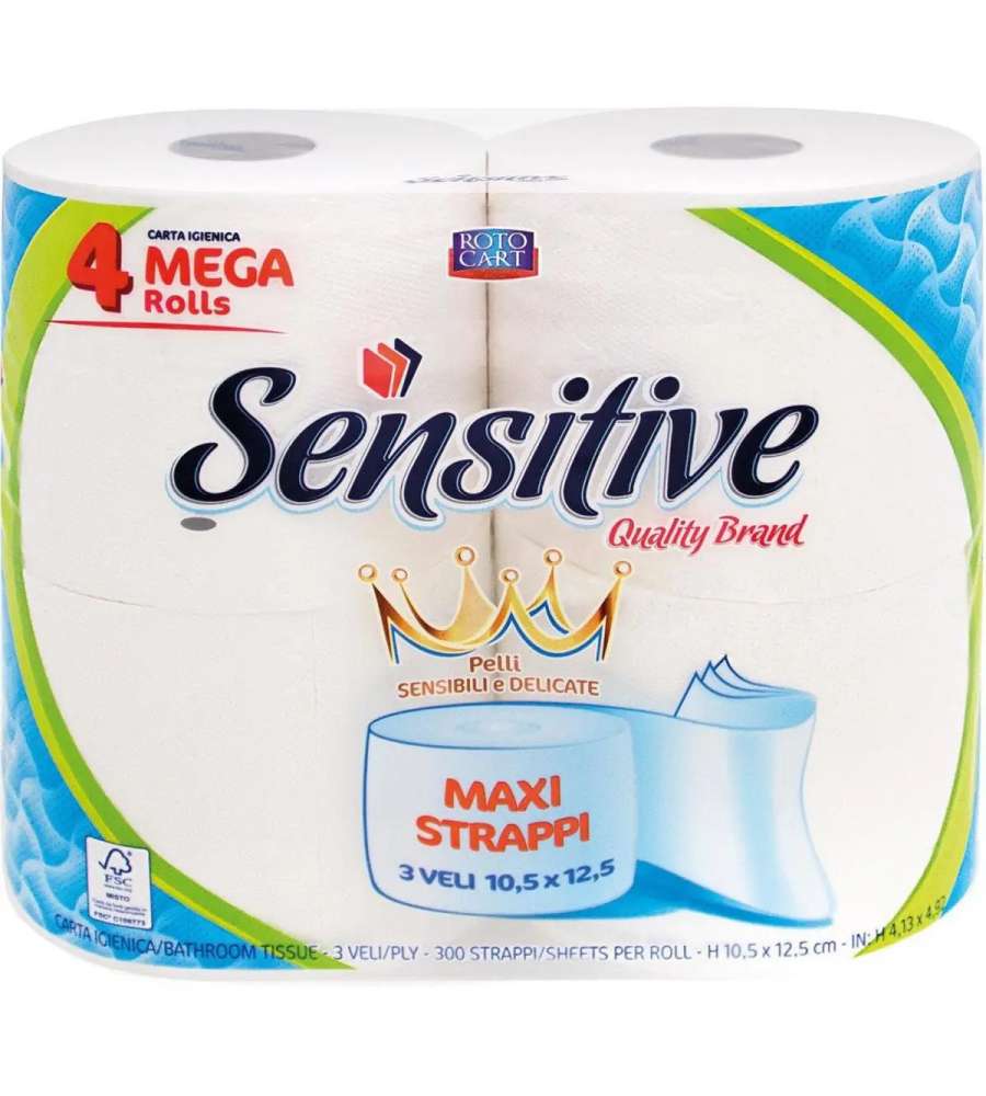 Carta Igienica Classic 3 veli 4 rotoli