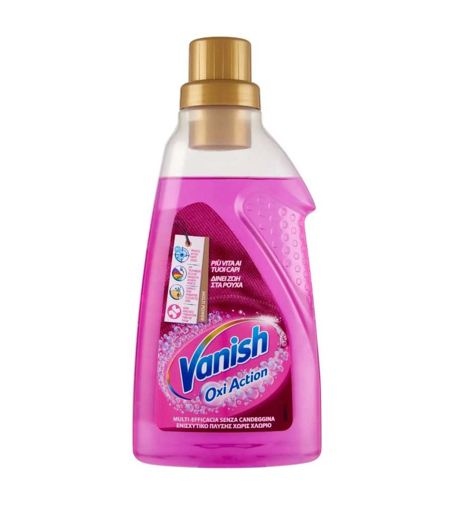 Vanish Oxi Action Gel Rosa Smacchiatore bucato 750ml