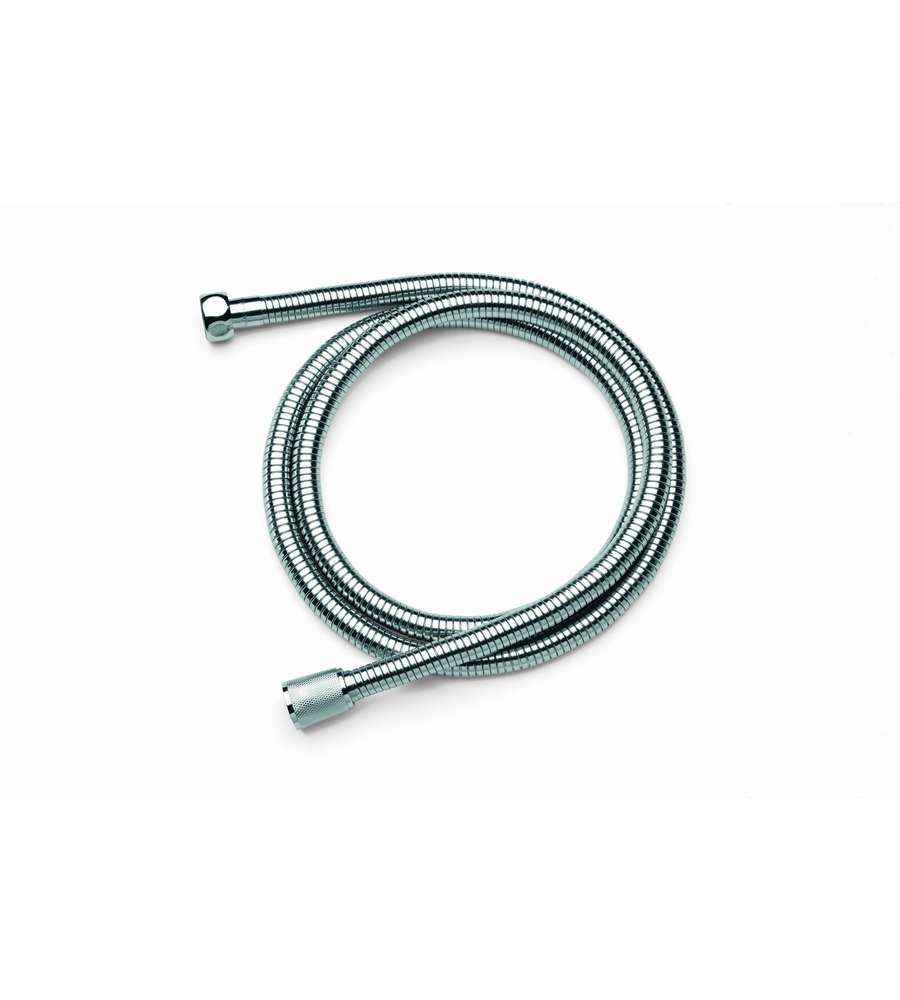 Metaform Flessibile Doccia Eco Flex Take Care 200 cm - Acciaio Inox Cromato - Antitortuosità e Facile Installazione