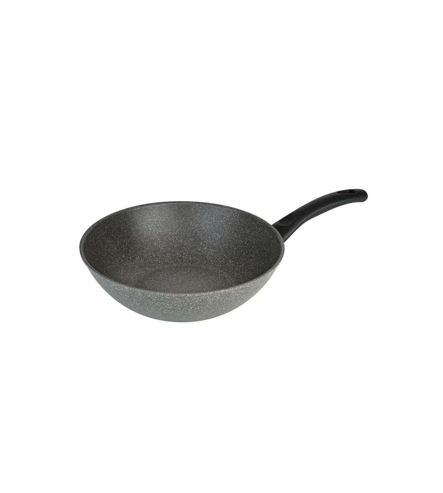 Wok 1 Manico      Cm 28 Cortina Eco Ballarini