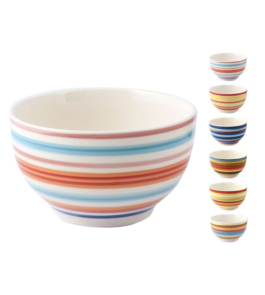 Scodella Cereali in Ceramica - Motivo Multicolore - 14.5 cm