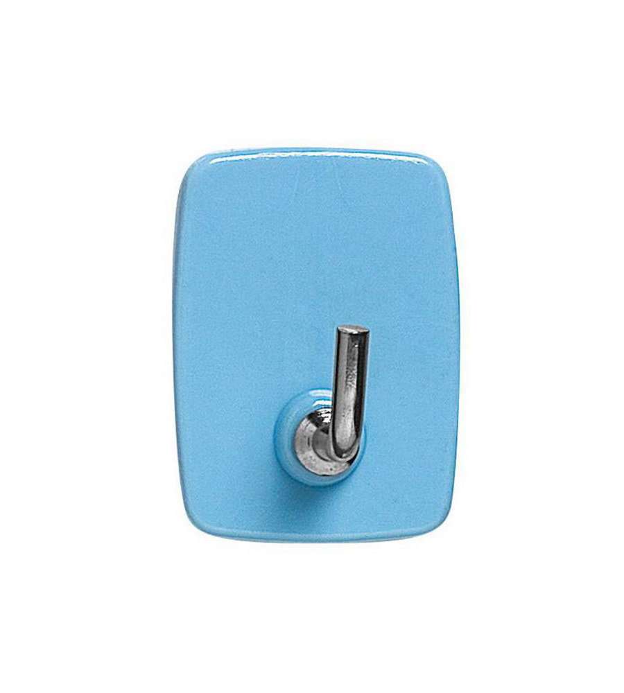 Set di 4 ganci di plastica con ferretto per fissaggio alla parete.