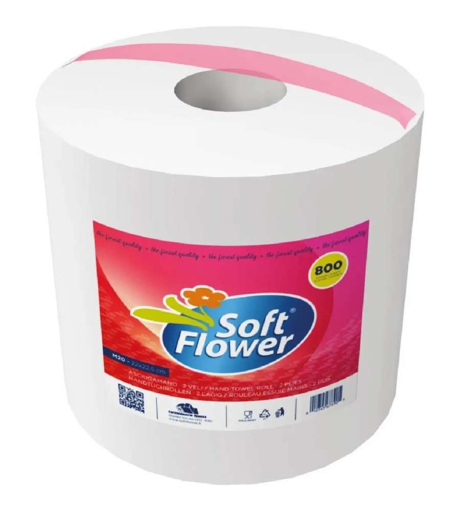 Asciugatutto bianco 800 strappi 1 rotolo