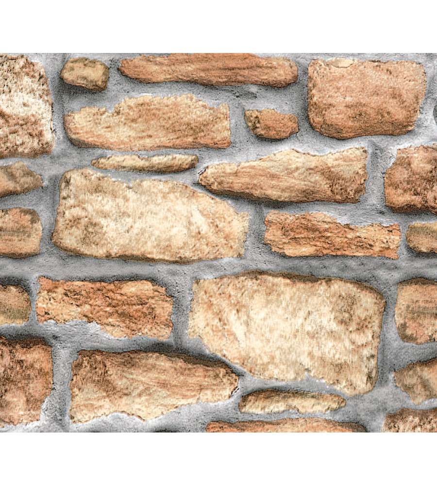 Pellicola Adesiva decorativa coloremt muro pietra