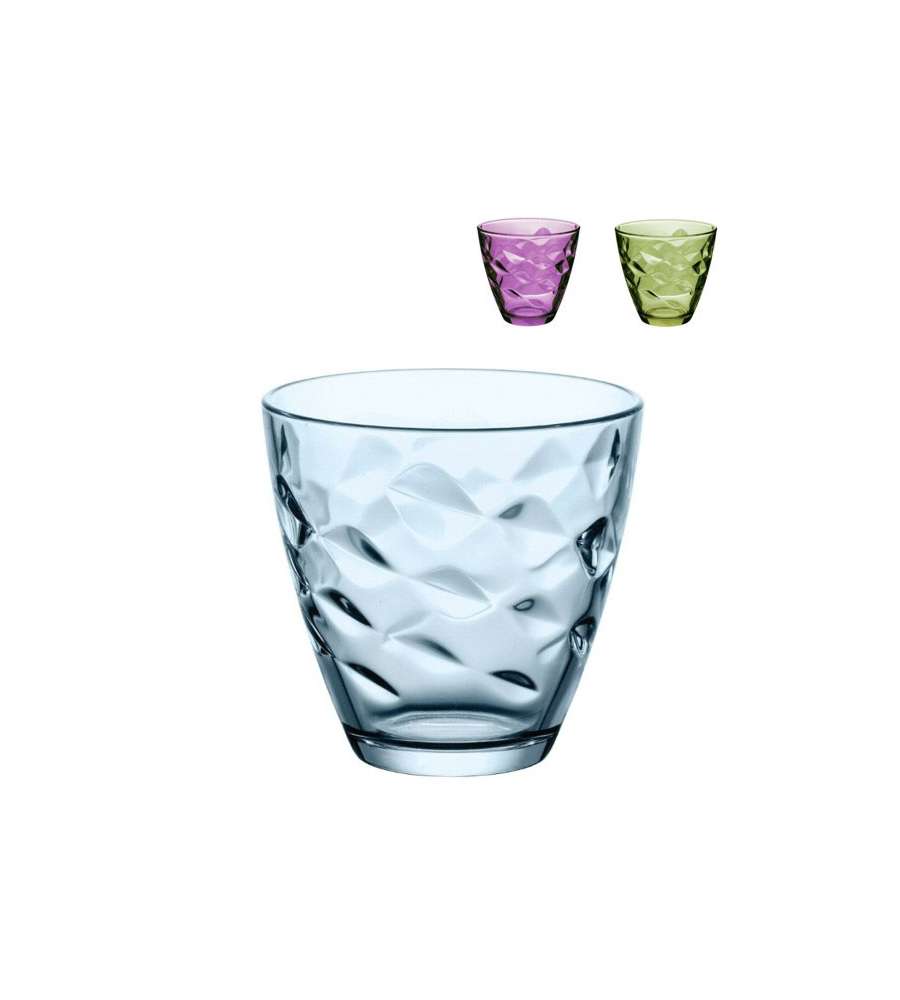 Bicchiere Flora Acqua Lilla  Cc 260 Pz.6 Bormioli