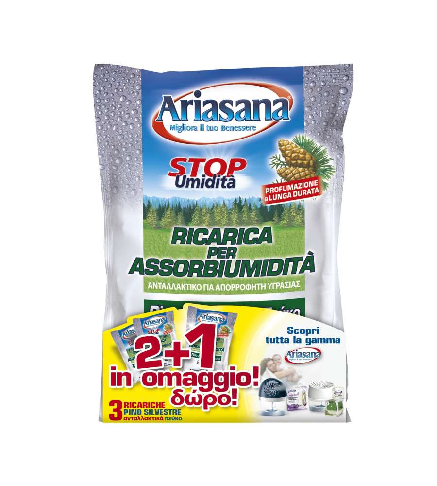 Ricarica Ariasana pino 2+1 omaggio