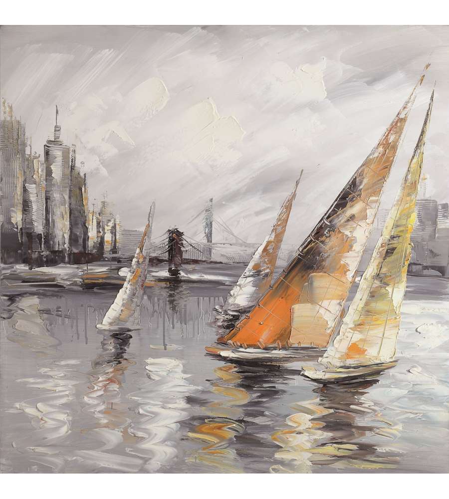 Dipinto in Tela di Cotone - Vari Colori - 80x80 cm