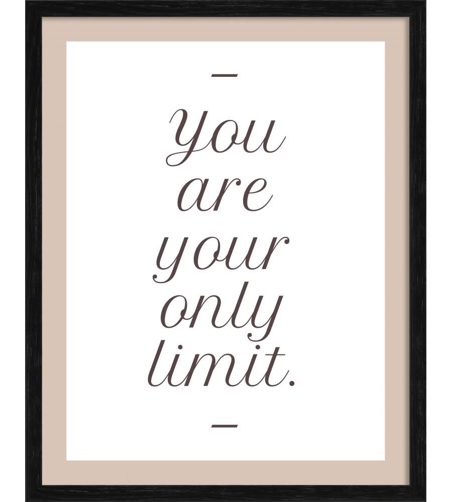 Decoposter Quotes con cornice 40x50