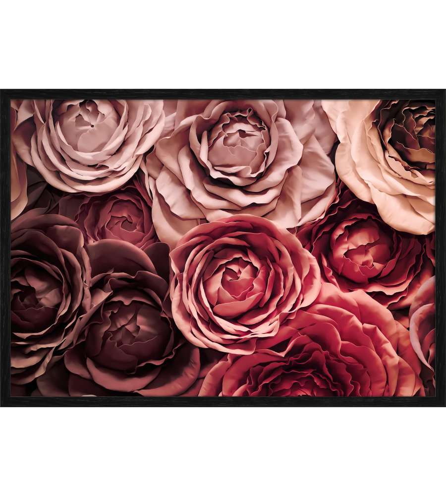 Decoposter Flowers con cornice 50x70