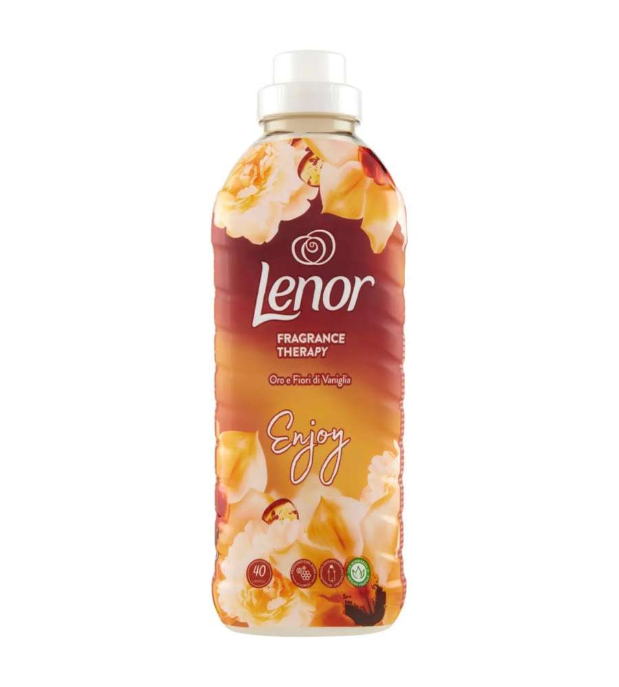 Lenor Ammorbidente Lavatrice Concentrato, Oro e Fiori di Vaniglia, 40 Lavaggi 840 ml
