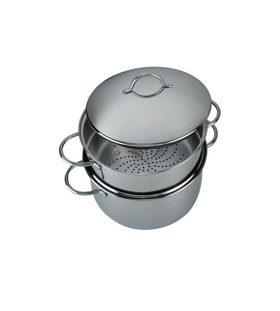 Vaporiera Inox 18/10 Cm 24 Barazzoni