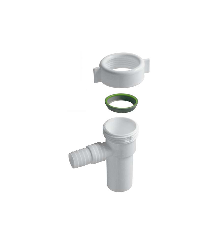 Attacco lavatrice Universale antiriflusso 1"1/2 x 40