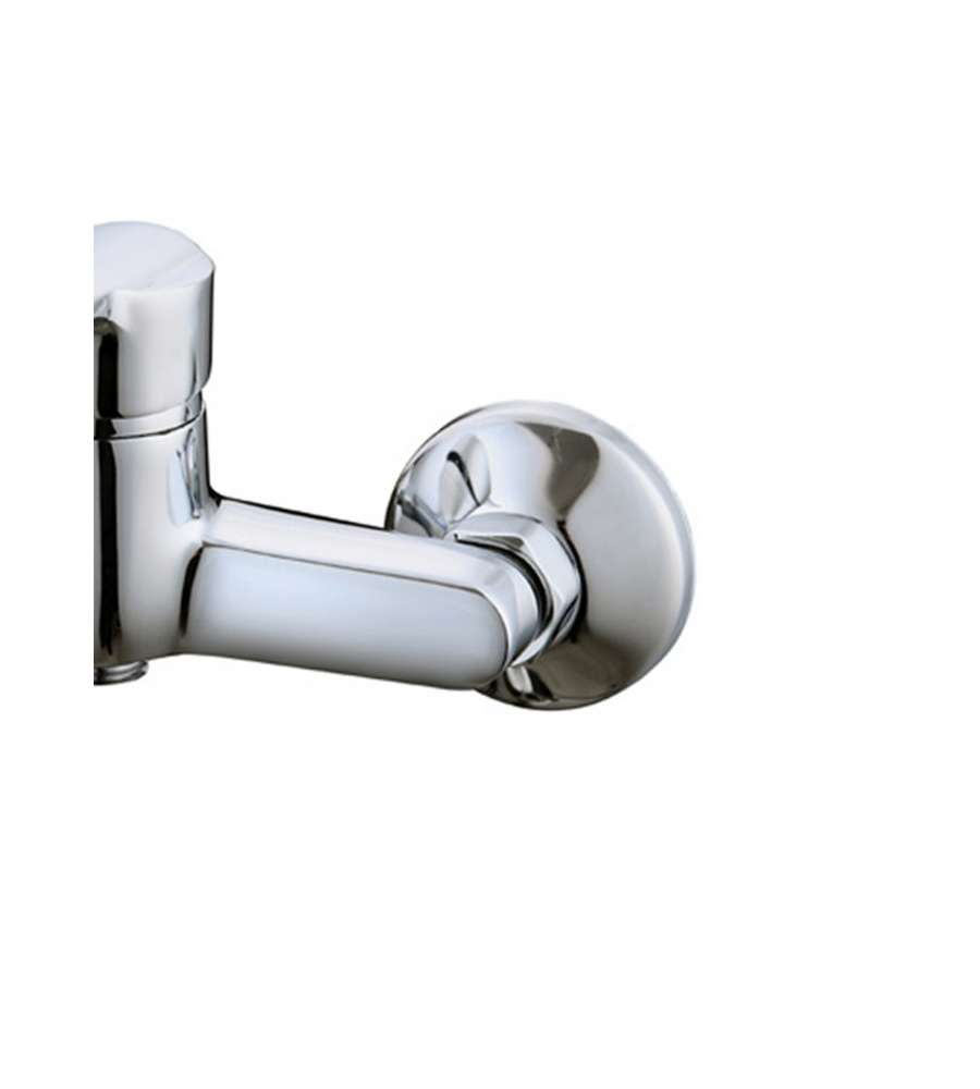 Rubinetto miscelatore esterno doccia serie Esse1 cromato diam. 35 mm