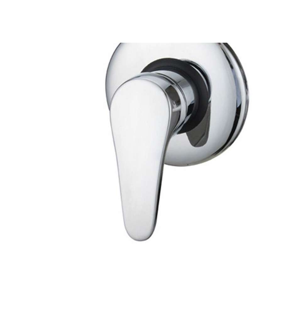 Rubinetto miscelatore monocomando incasso doccia, finitura cromo diam.40 mm